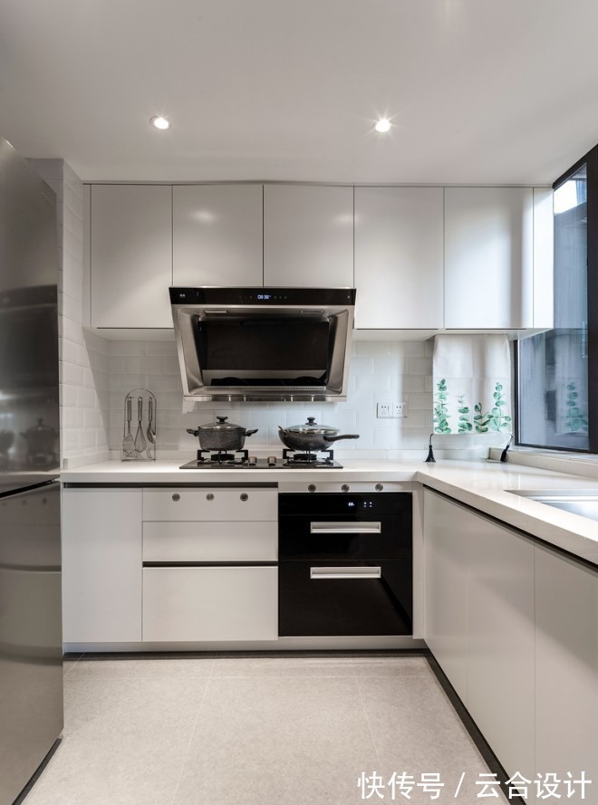 浅灰色|云合设计——90㎡的现代北欧风,看完上头,我爱了!