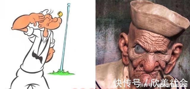 波比|动漫角色翻车现场，这才是毁童年，大力水手就是糟老头子