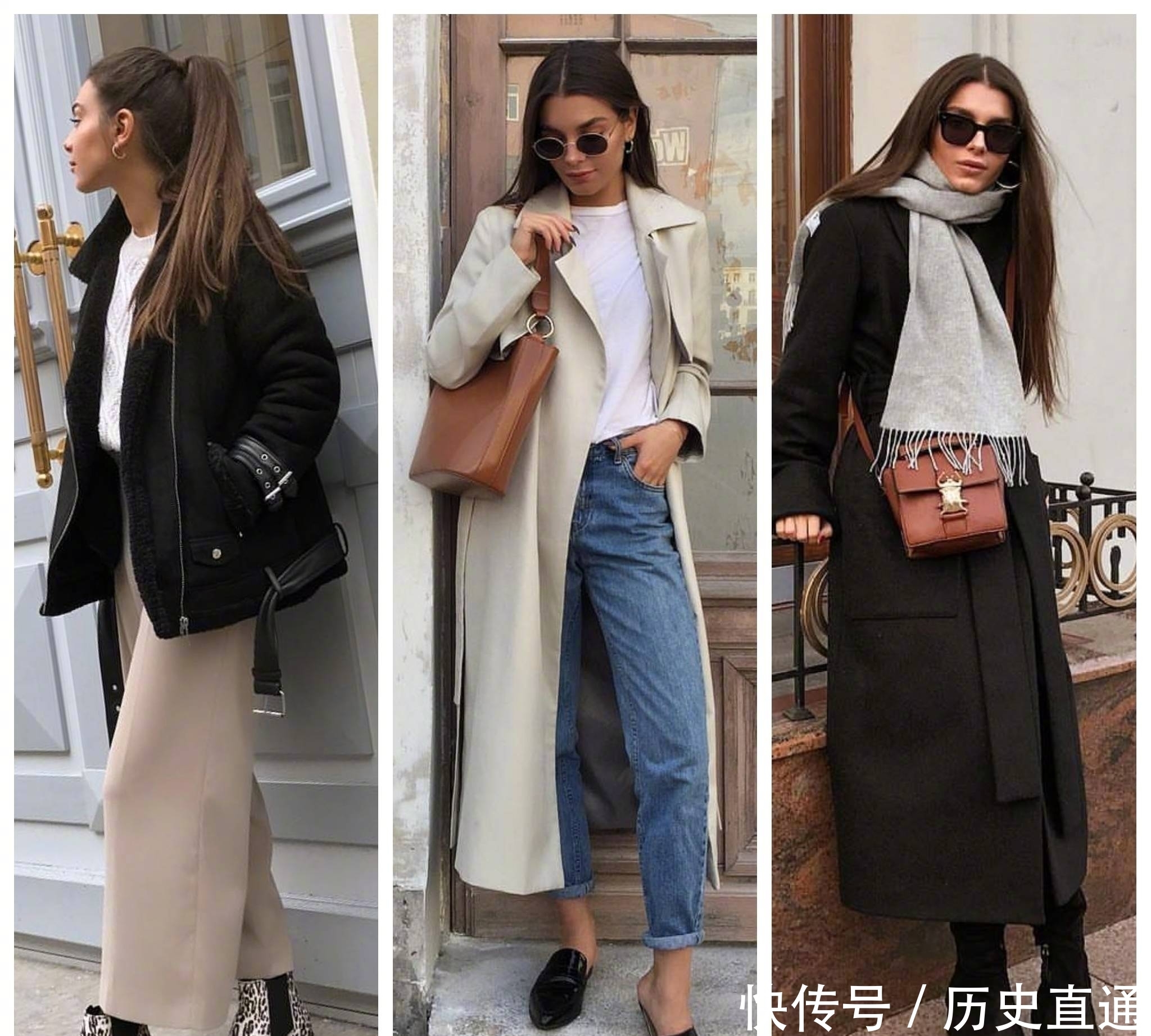 大衣|51套大衣搭配合集,各种颜色的大衣基本都集齐了