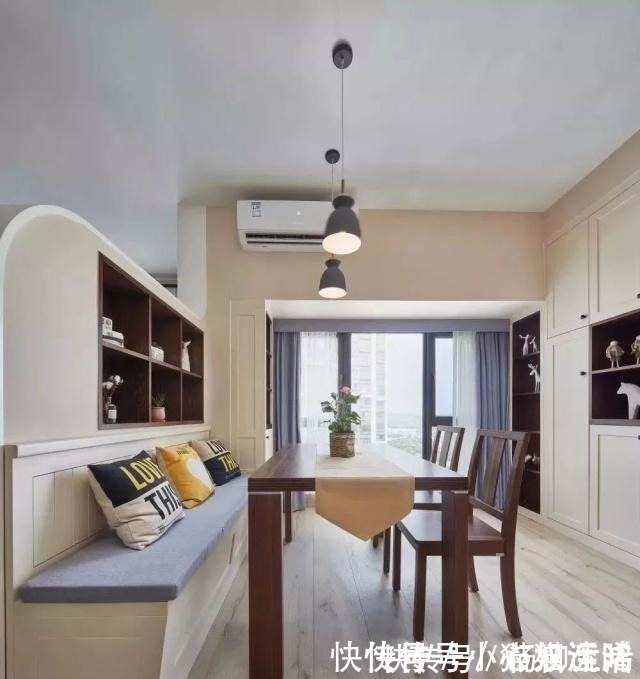 三室两厅|92平挤出三室两厅,一进屋就被迷住了!餐厅设卡座更实用!晒晒!