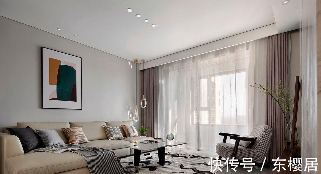 腔调|130平的三居室，简约优雅有腔调，卧室背景墙的设计更是独特