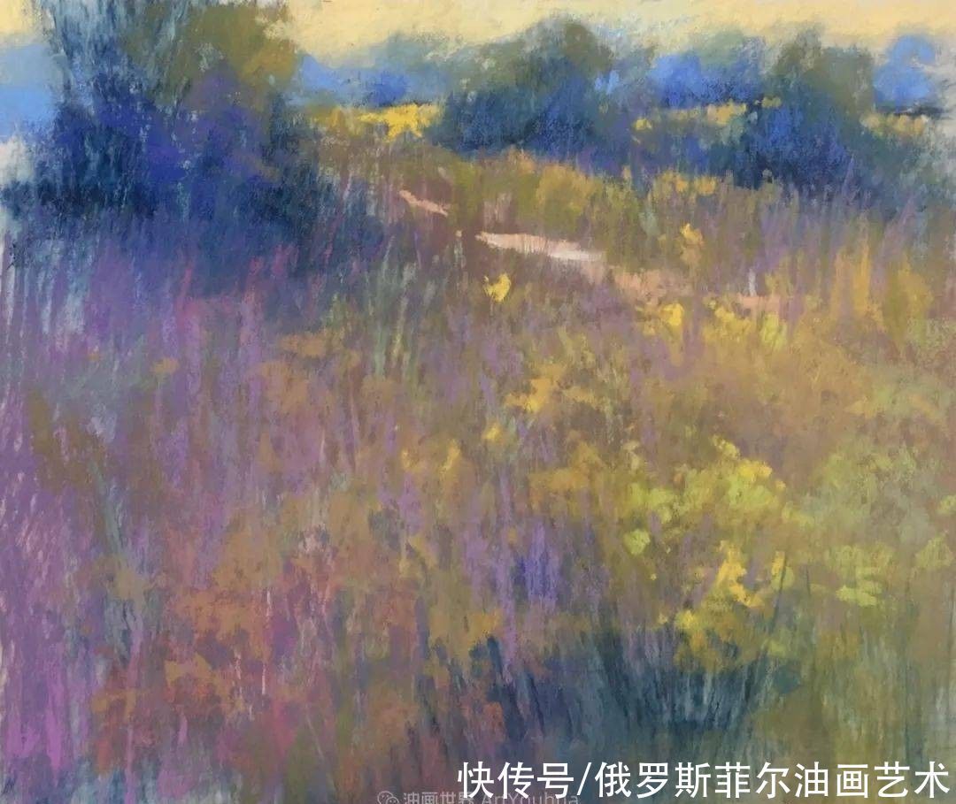 艺术家|美国当代粉彩艺术家贝萨尼·菲尔兹粉彩风景画作品欣赏