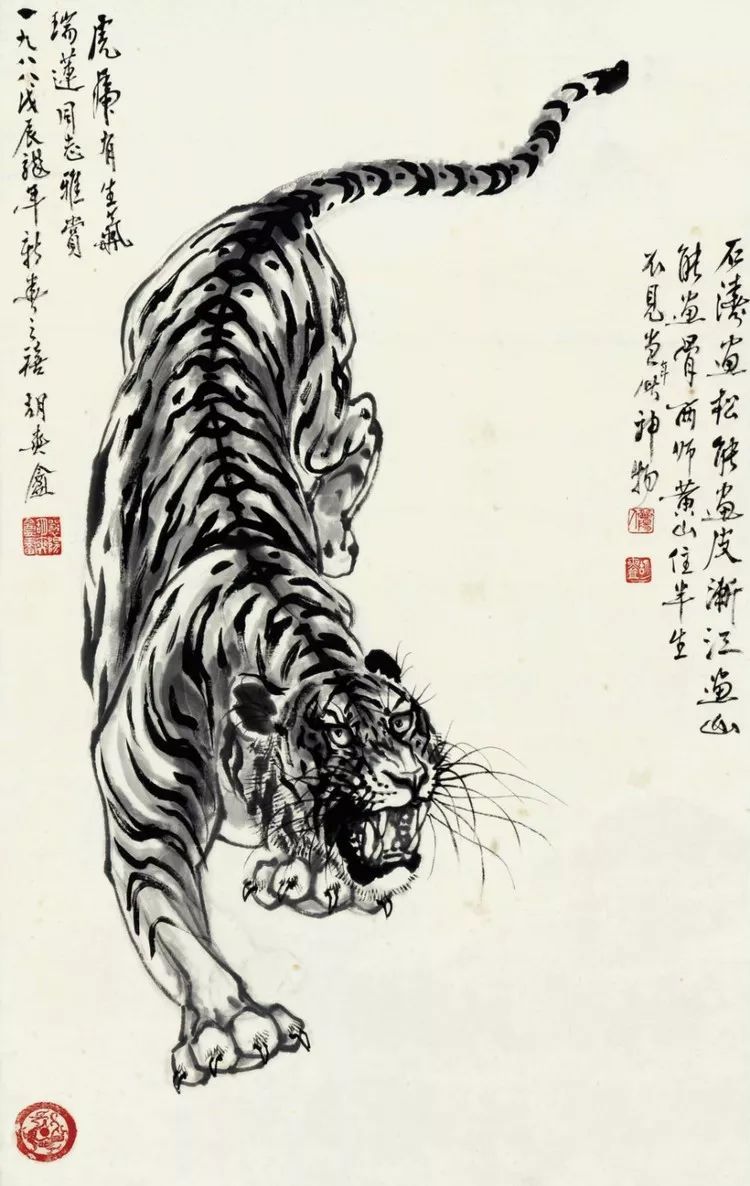 包国勇#胡爽庵:被埋没的现代画虎大师