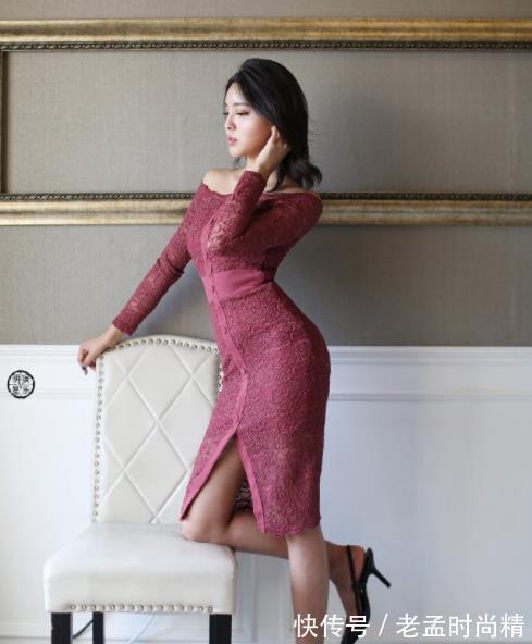 长裙子 高跟鞋的长发的女神,这身材让裙子更加好看了!