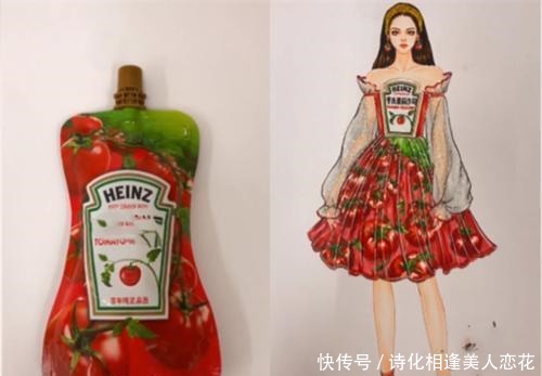 美术生用“包装”画礼服，款款复古风十足，网友手被天使吻过