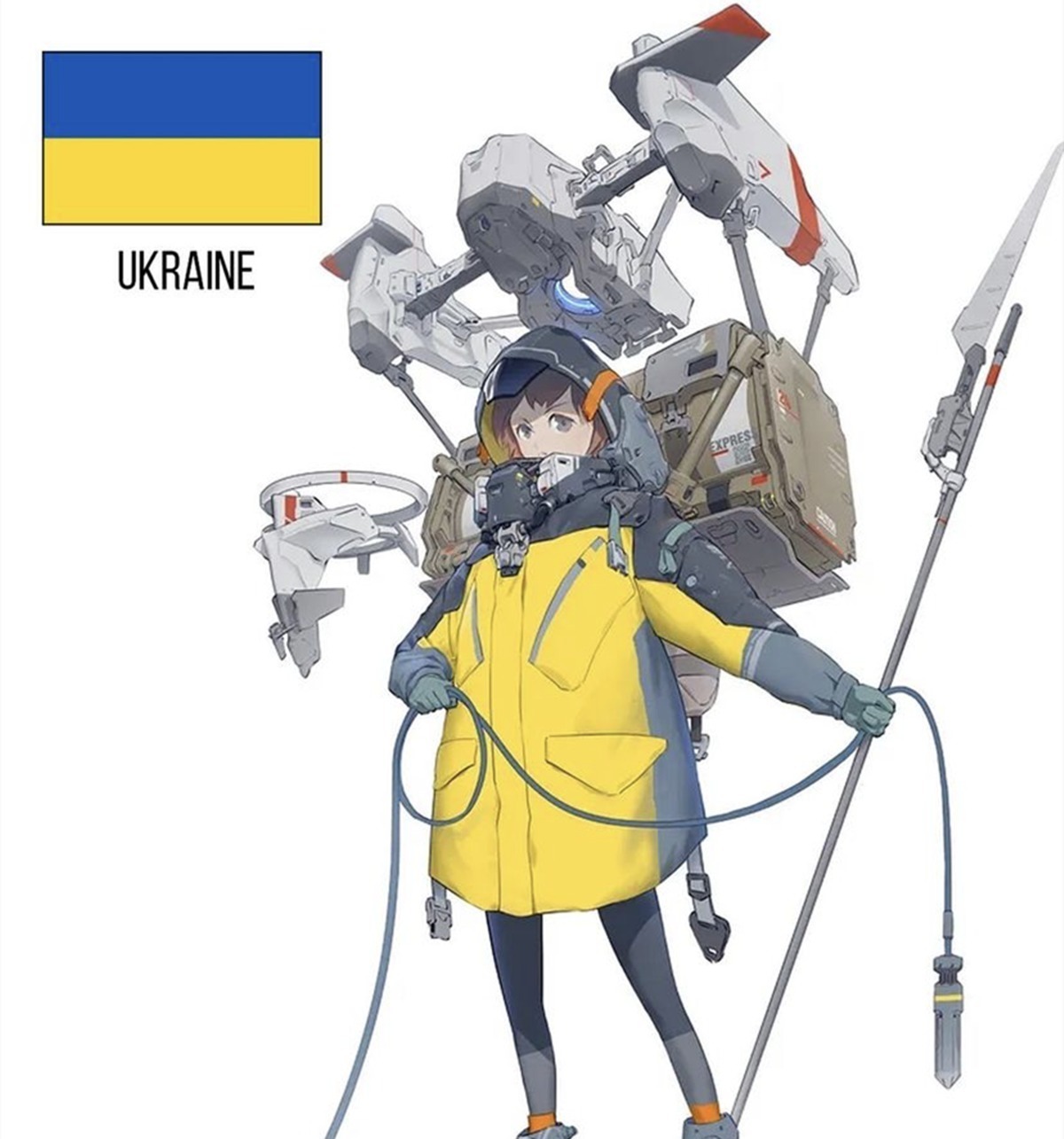 火箭|漫画拟人化成为军娘,欧洲还停留在近代,我们的火箭都已经起飞了