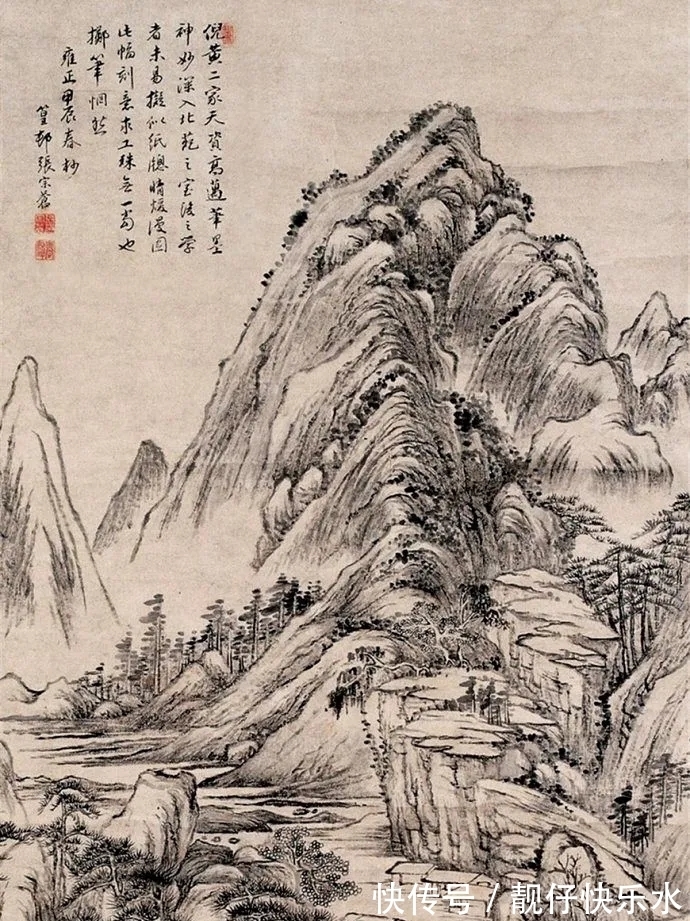 山水画！他为乾隆皇帝创作的作品高达172幅之多！张宗苍山水画