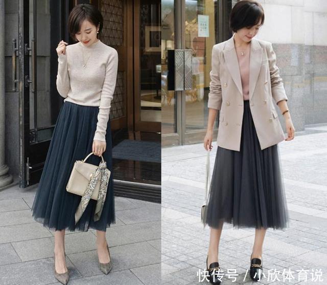 今年火了一种穿搭叫毛衣+裤子,时髦好看,适合40岁女人穿