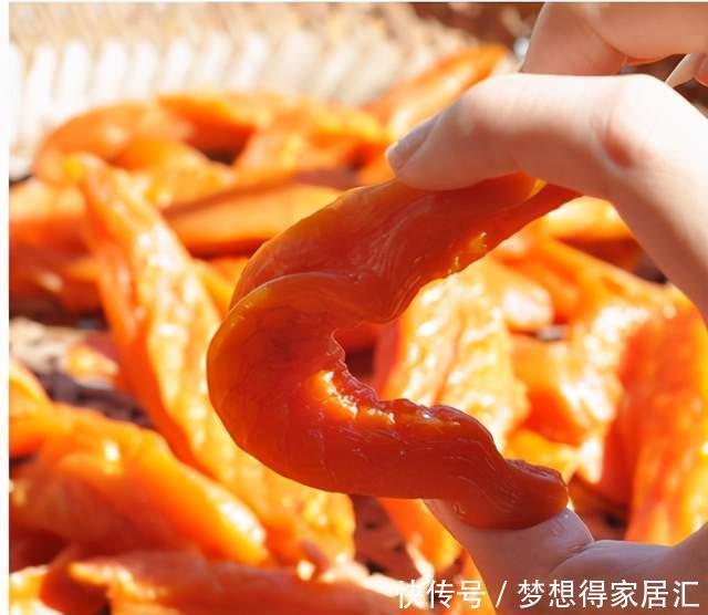 在家|教你在家晒红薯干,口感软糯不粘牙,色泽饱满如蜜蜡,买都买不到