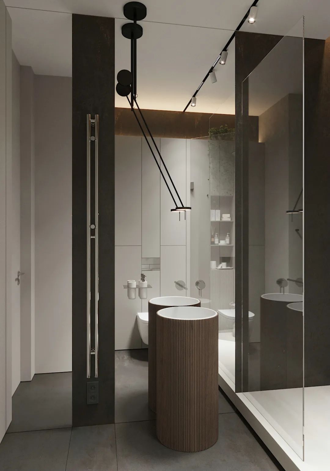 墙面|93㎡现代简约，简洁朴素+低调的灰色，营造舒适从容的氛围感