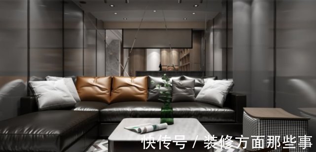 三居室|87平现代风三居室,玄关让你一进门就感受到一个独特的艺术空间