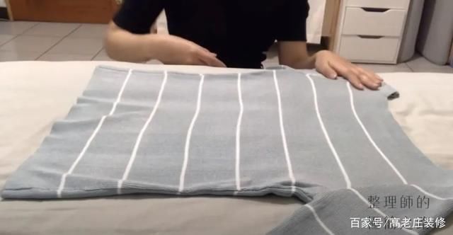 衣柜|折好衣服，是收纳第一步!小姐姐手把手靠这招，教你衣柜再放50件