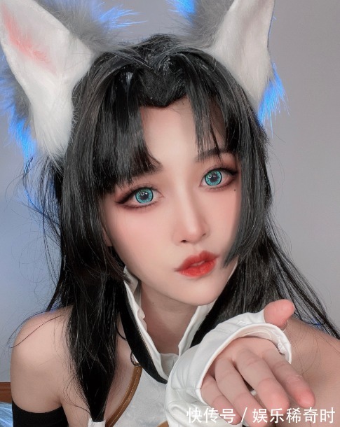 coser|上海CJ“最显瘦”黑丝胡桃Coser,这就是牧冬最喜欢的胡桃吗?