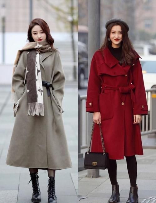 讲真，穿大衣就服街拍达人！她们的“大衣穿搭”，时髦高级又好看