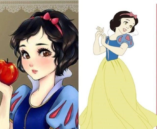 爱丽儿公主|整容后的迪士尼公主,仙度瑞拉颜值高,爱丽儿差点认不出