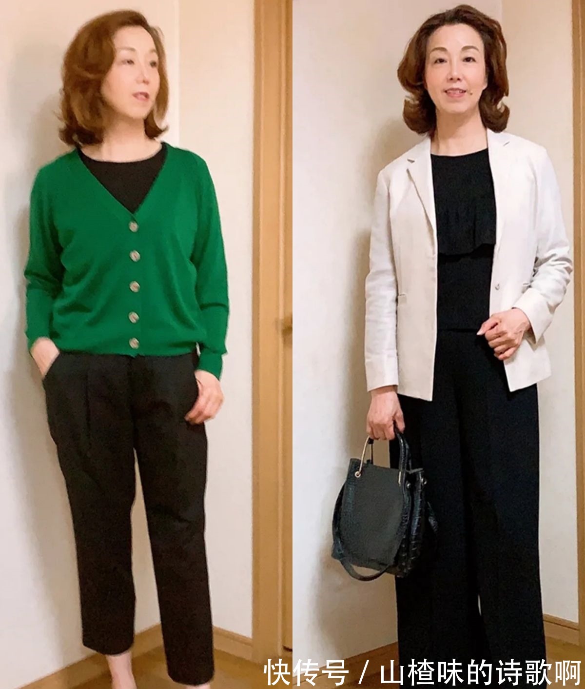 牛仔裤 适合50岁普通人的早秋穿搭,简约大方不过时,轻松当个时髦精