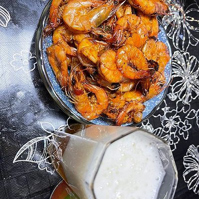 油爆虾|豆瓣酱油爆虾