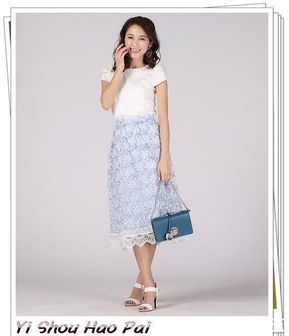 鞋子|夏季网纱裙的日系流行穿搭示范,看日本女人怎么给它配上衣和鞋子
