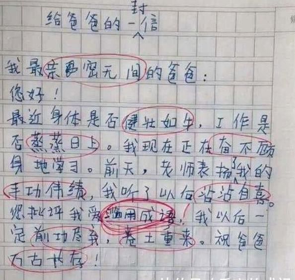 字数|小学生为凑字数“硬塞”成语，老师看后直摇头别说是我的学生