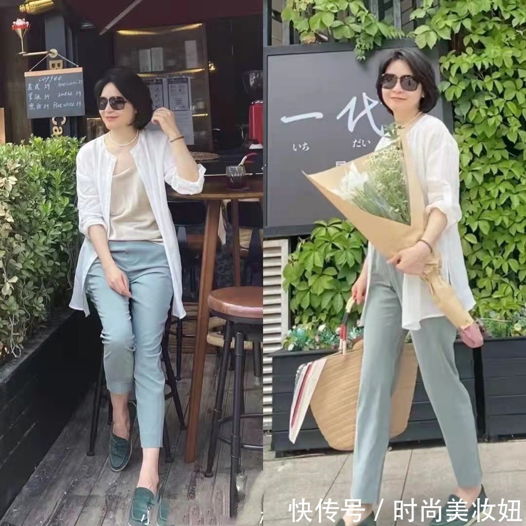 大地色|这才是50岁的正确打开方式,学她的穿搭技巧,高级又减龄