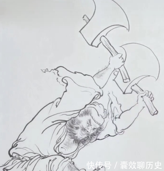 美术生画梁山好汉,笔法犀利惊呆众人,网友:别拉我,跪着舒服