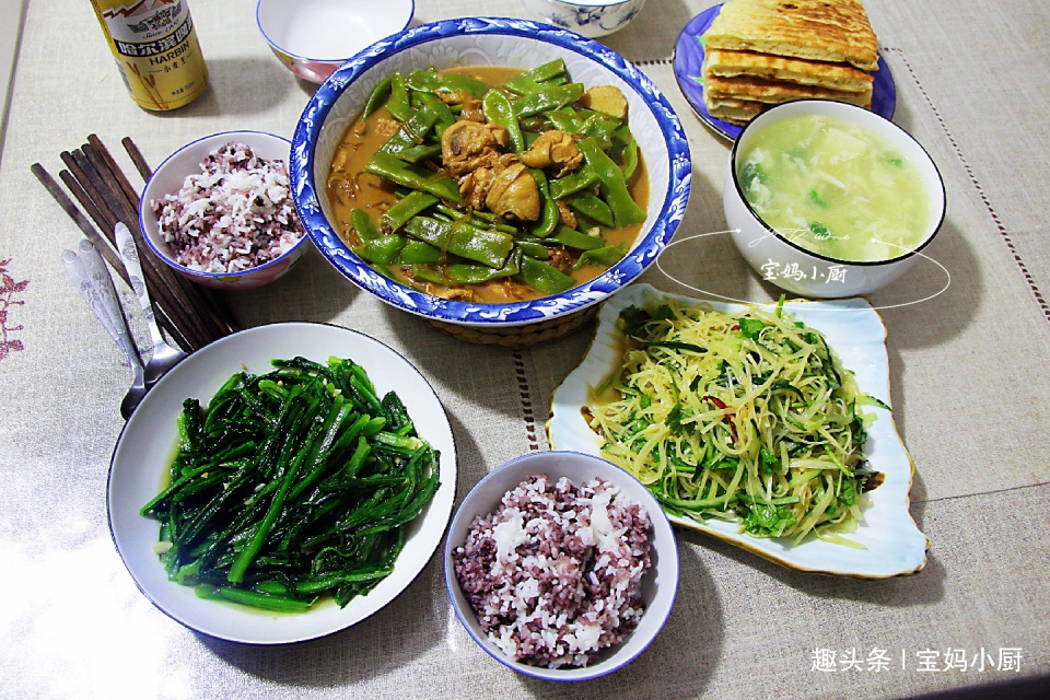 晒晒我家一周晚餐,大热天不将就,换着花样做,经济实惠味道美