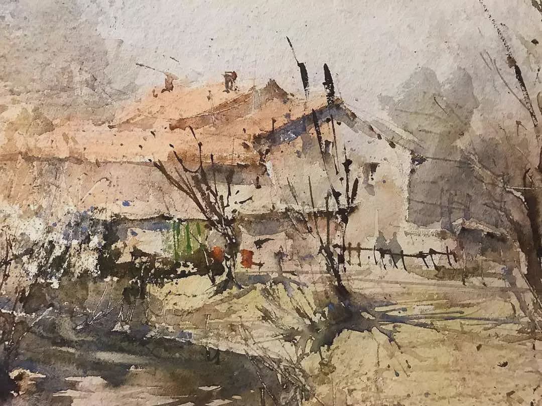 水彩&意大利艺术家杰拉米亚·塞里的水彩作品欣赏