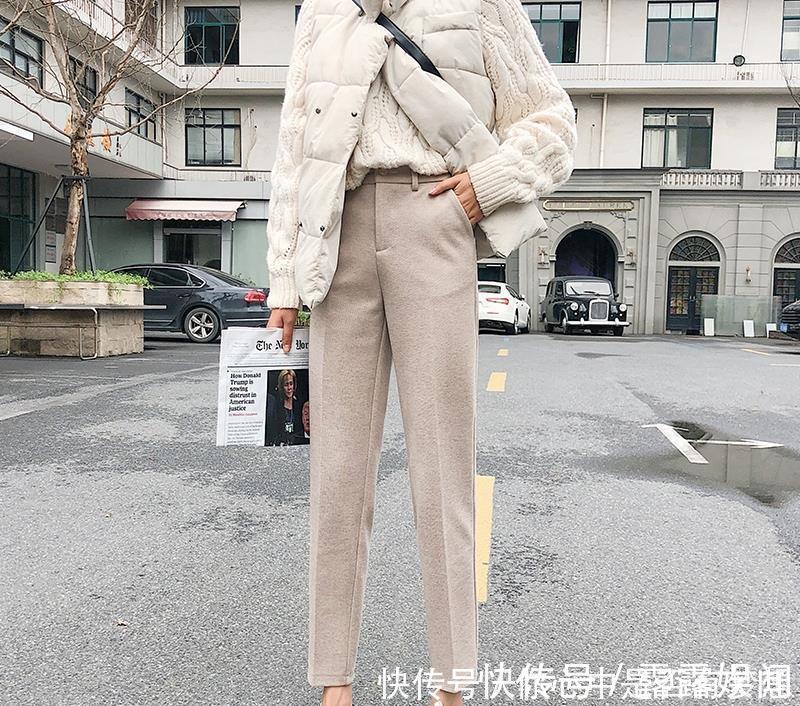 冬装|街头潮女们冬装又搭配出一道风景线,各款大衣阔腿裤这样搭配美美的