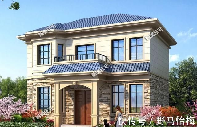 两厅|占地面积不到90平米的小别墅,款款颜值高,造价18万赚大发了