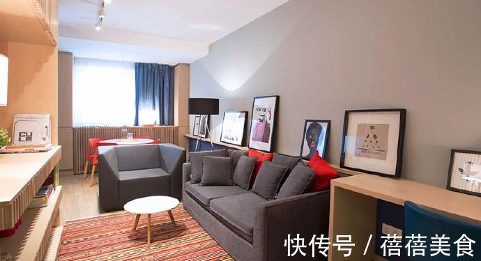 挂画|47m2暖色长型屋小宅,简约温馨,小户型也可以有大智慧!