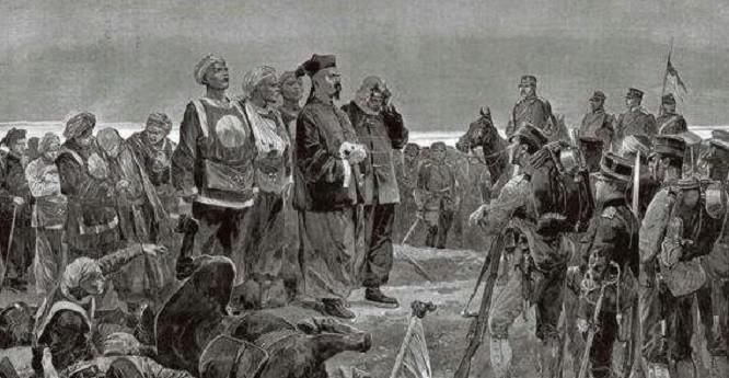 没动|晚清最残忍的一顿午饭,八位大将开心入座,还没动筷子人头就已经先落地了!