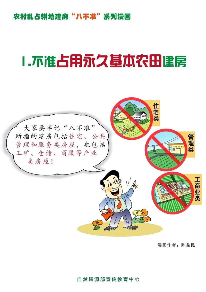 农村乱占耕地建房“八不准”|漫画图解 | 图解