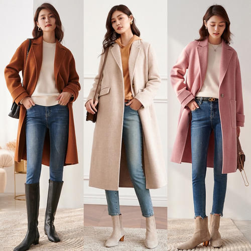 27套轻熟风穿搭模板，基础款也能简约不单调，冬末初春就这样穿