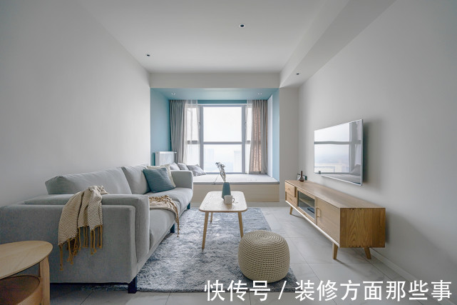 惬意|80平北欧氛围轻松,色调清新,给人的感觉非常轻松惬意