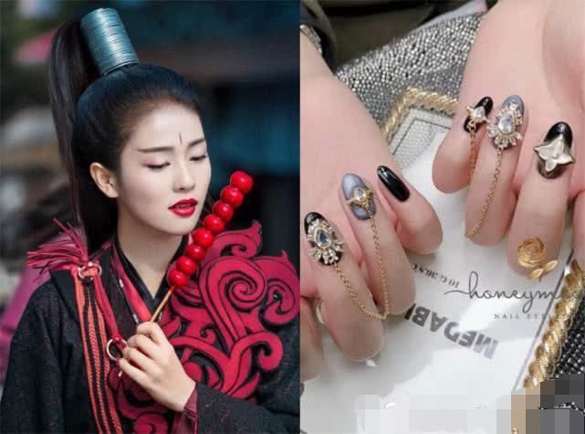 侵略性|同是古装美甲,忍了招摇,忍了锦觅,却被最后一个迷倒了