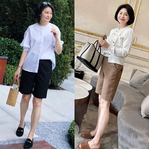 主身|50岁+女人别穿得像大妈!学她的减龄穿搭:年过半百也能很迷人!