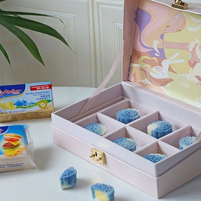 青花瓷|青花瓷乳酪冰皮月饼