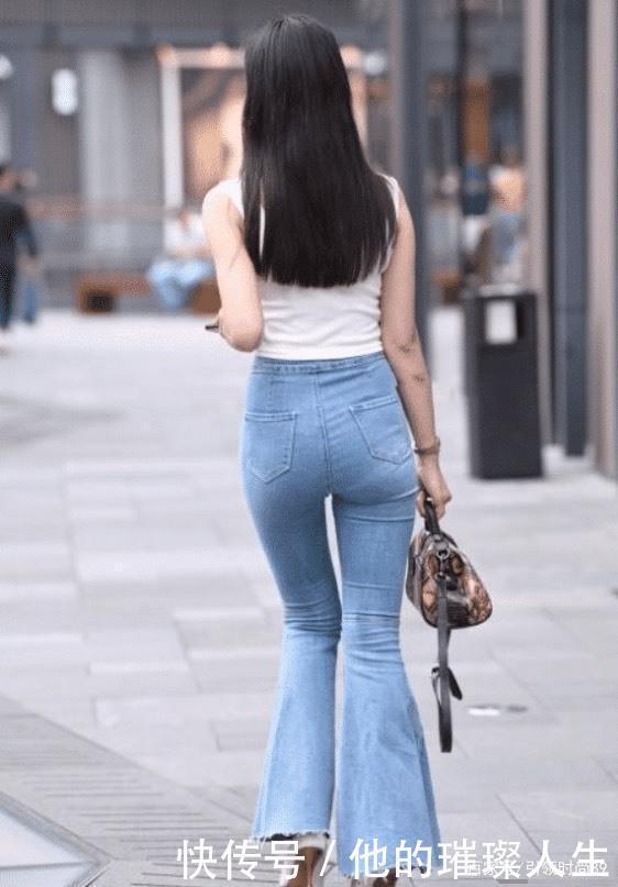 “国足小腿”小姐姐穿上“喇叭裤”,气质惊人