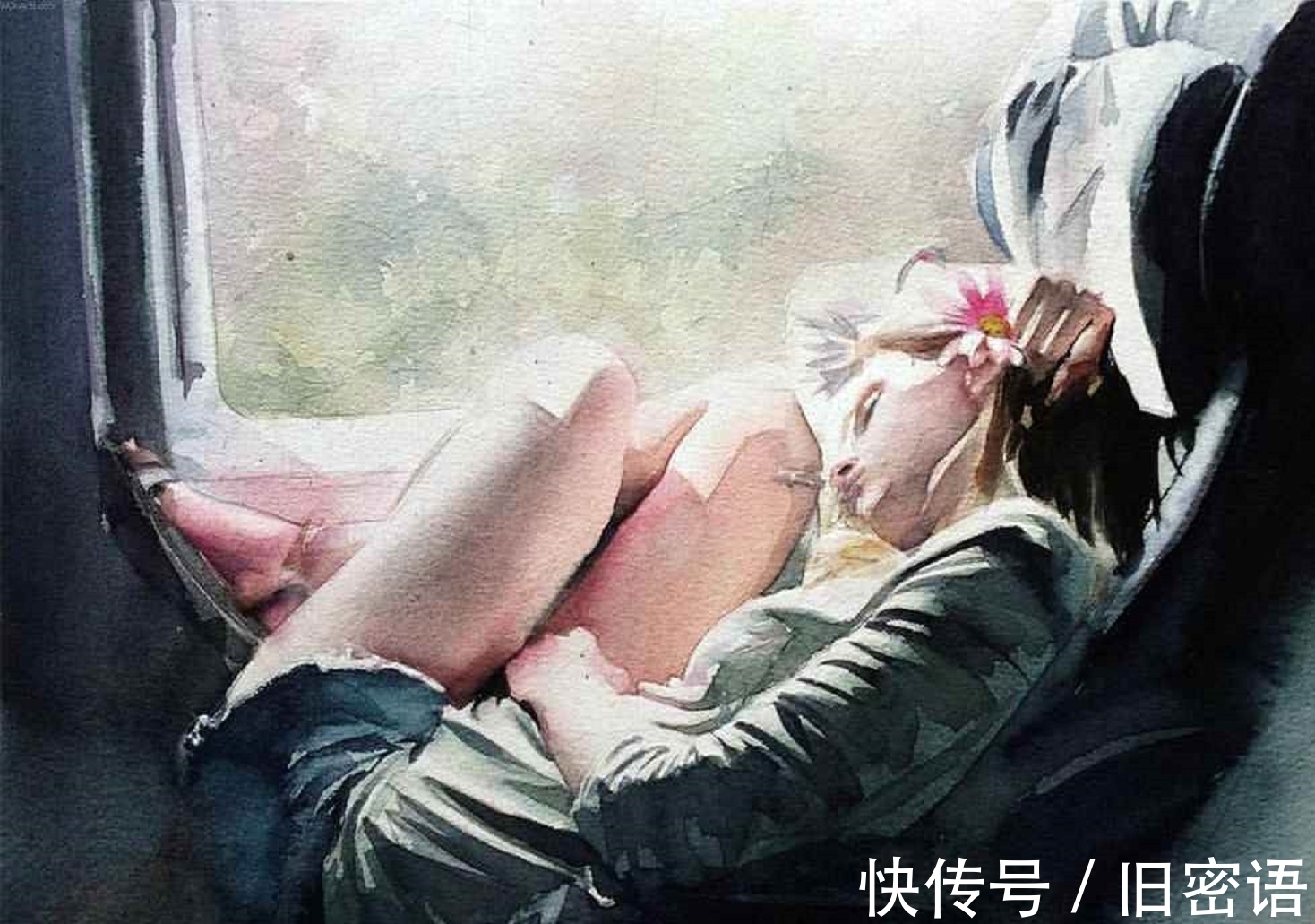 绘画|婀娜妩媚，水色交融——贝卡里令人赞叹不已的人体肖像画