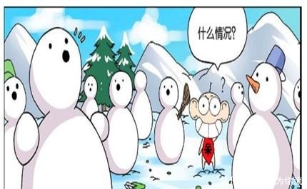 搞笑漫画“雪人胡萝卜”成为兔子最后的晚餐！呆头这也可以