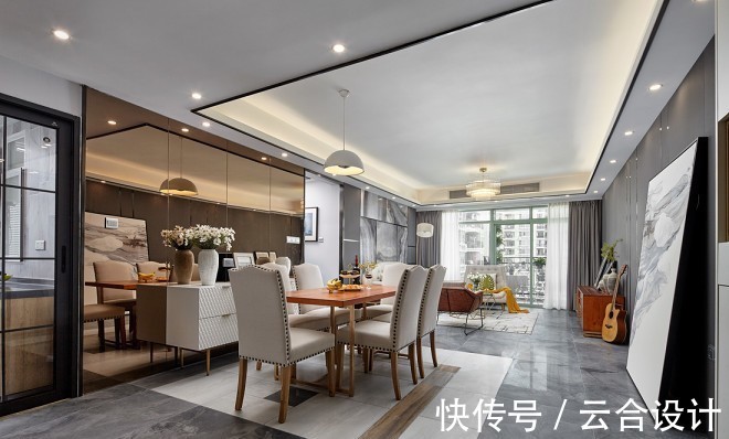 搭配|云合设计——100多㎡大平层,低价装出高档次,接下我的膝盖!