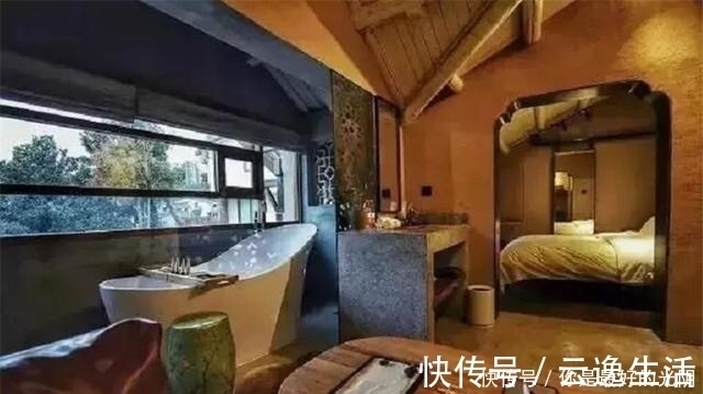 长方形|70后大叔用6年时间,建造400㎡院子,为追求原始房顶铺茅草