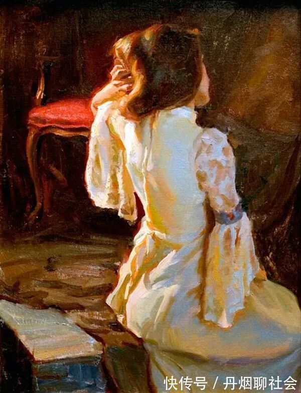 迈克尔·马尔姆!寻找生命中的光,70后印象现实主义画家迈克尔·马尔姆的油画