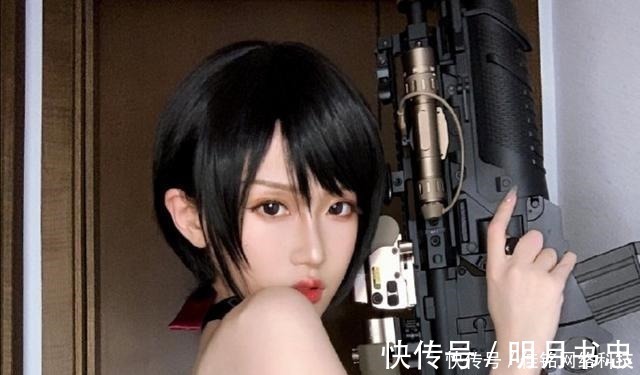 艾达·王|腐团儿cos“生化危机”火了，拿枪姿势神还原，细节百分百还原