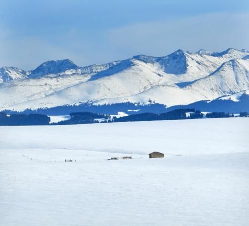 【图说新疆】新疆喀拉峻：茫茫林海雪原 木屋毡房点点