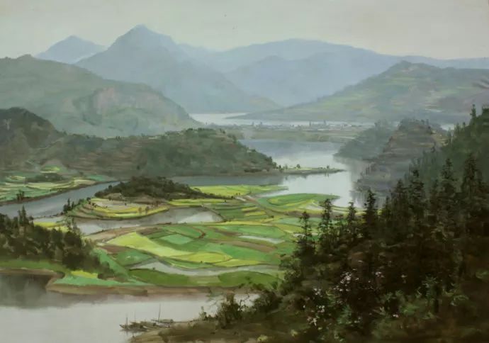 笔触|国画意境,油画笔触——石建都 笔下清新唯美的诗意油画