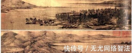 潇湘图@他被称为南派山水画鼻祖，一幅《溪岸图》虽价值连城，却不在中国