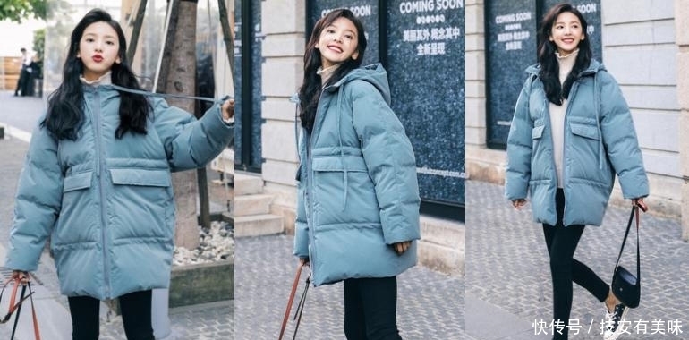 好看|羽绒服如何穿搭才不丑?这7款蓝色羽绒服穿搭,保暖时尚又好看!
