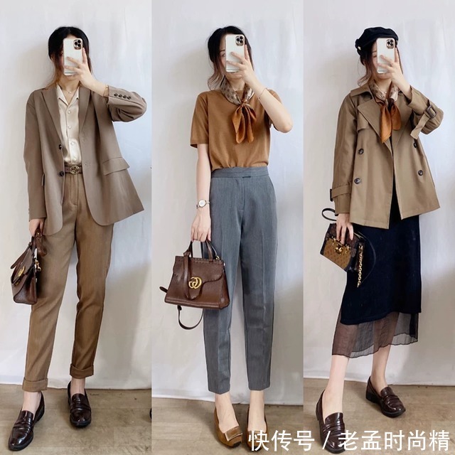秋季 简单利落的职场穿搭!这些穿搭简单干净有气场,干练稳重又温柔
