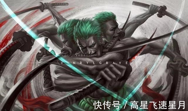 布鲁克|草帽团壁纸分享,索隆使用阿修罗拥有三头六臂,甚平散发强者恐怖